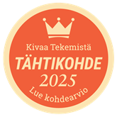 Kivaa Tekemist&auml; T&auml;htikohde -sinetti 2025